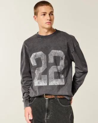 Boxy Heavyweight Long-Sleeve 22 Graphic Tee
