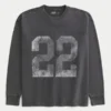 Boxy Heavyweight Long-Sleeve 22 Graphic Tee