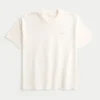 Boxy Heavyweight Micro Logo Crew T-Shirt