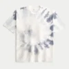 Boxy Heavyweight Tie-Dye Cotton Crew T-Shirt