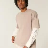 Boxy Heavyweight Washed Cotton Crew T-Shirt