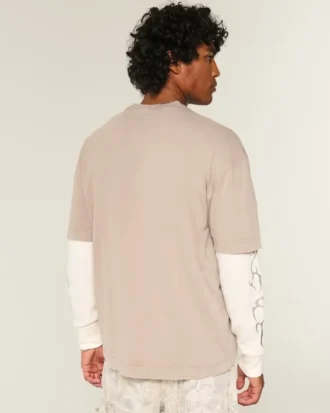 Boxy Heavyweight Washed Cotton Crew T-Shirt