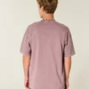 Boxy Heavyweight Washed Cotton Crew T-Shirt