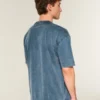 Boxy Heavyweight Washed Cotton Crew T-Shirt