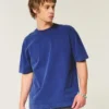 Boxy Heavyweight Washed Crew T-Shirt