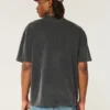Boxy Heavyweight Washed Crew T-Shirt