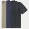 Boxy Heavyweight Washed Crew T-Shirt 3-Pack