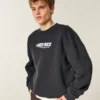 Boxy Ice Age Graphic Crew Sweatshirt