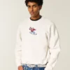 Boxy Icee Graphic Crew Sweatshirt