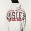 Boxy Indiana University Hoosiers Graphic Hoodie Boxy Indiana University Hoosiers Graphic Hoodie