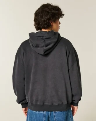 Boxy Indiana University Hoosiers Graphic Hoodie