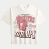 Boxy Indiana University Hoosiers Graphic Tee