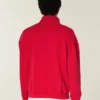 Boxy Logo Quarter-Zip Sweatshirt