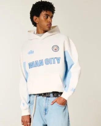 Boxy Manchester City F.C. Graphic Hoodie