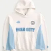 Boxy Manchester City F.C. Graphic Hoodie Boxy Manchester City F.C. Graphic Hoodie