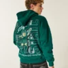 Boxy Michigan State University Spartans Graphic Hoodie Boxy Michigan State University Spartans Graphic Hoodie