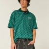 Boxy Michigan State University Spartans Graphic Polo