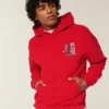 Boxy North Carolina State University Wolfpack Graphic Hoodie Boxy North Carolina State University Wolfpack Graphic Hoodie