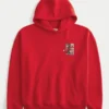 Boxy North Carolina State University Wolfpack Graphic Hoodie Boxy North Carolina State University Wolfpack Graphic Hoodie