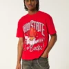 Boxy Ohio State Buckeyes Graphic Tee