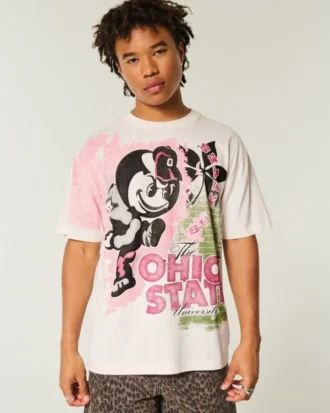 Boxy Ohio State Buckeyes Graphic Tee