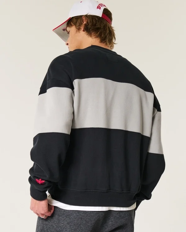 Boxy Ohio State Graphic Crew Sweatshirt Boxy Ohio State Graphic Crew Sweatshirt