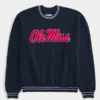 Boxy Ole Miss Graphic Crew Sweatshirt Boxy Ole Miss Graphic Crew Sweatshirt
