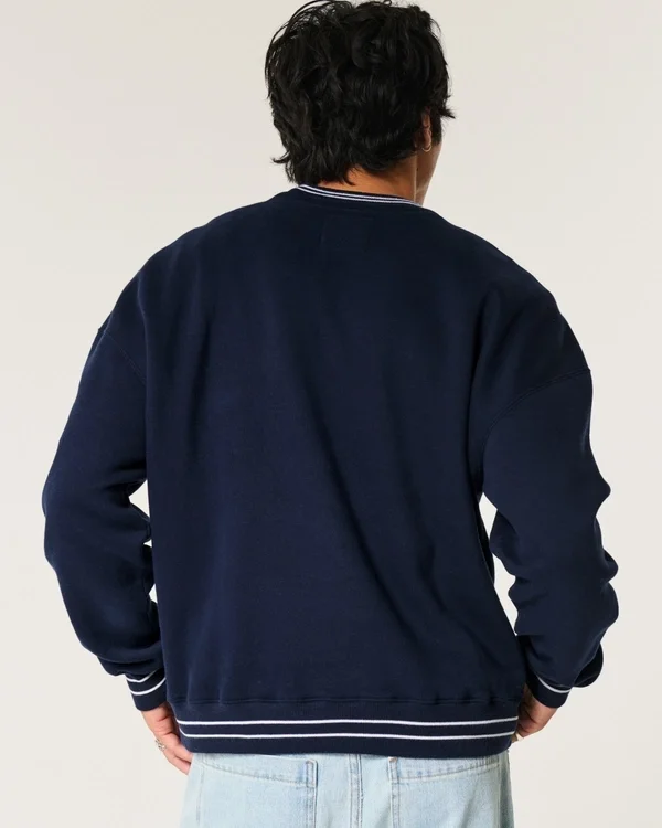 Boxy Ole Miss Graphic Crew Sweatshirt Boxy Ole Miss Graphic Crew Sweatshirt