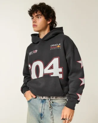 Boxy Oracle Red Bull Racing Graphic Hoodie