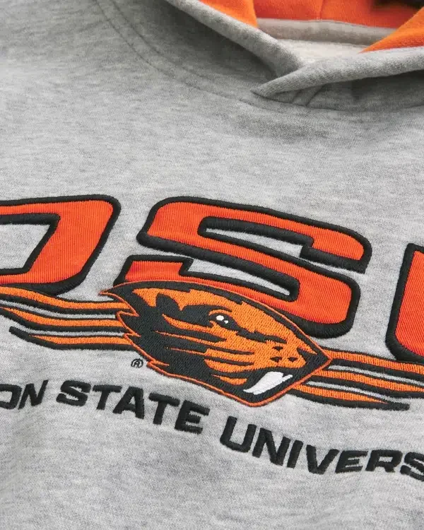 Boxy Oregon State University Beavers Graphic Hoodie Boxy Oregon State University Beavers Graphic Hoodie