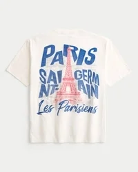 Boxy Paris Saint-Germain F.C. Graphic Tee