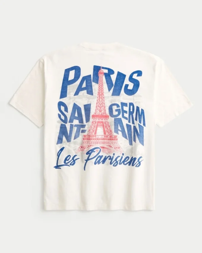 Boxy Paris Saint-Germain F.C. Graphic Tee