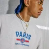 Boxy Paris Saint-Germain Graphic Crew Sweatshirt