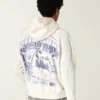 Boxy Penn State University Nittany Lions Graphic Hoodie Boxy Penn State University Nittany Lions Graphic Hoodie