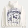 Boxy Penn State University Nittany Lions Graphic Hoodie Boxy Penn State University Nittany Lions Graphic Hoodie