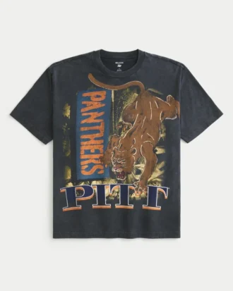 Boxy Pitt Panthers Graphic Tee