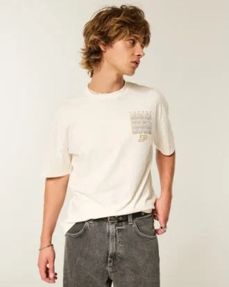 Boxy Purdue University Boilermakers Graphic Tee