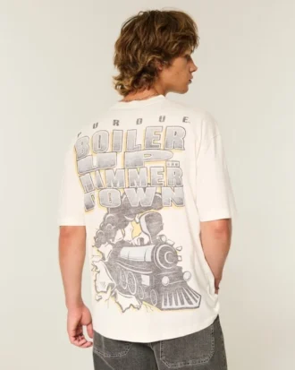 Boxy Purdue University Boilermakers Graphic Tee