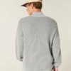 Boxy Quarter-Zip Sweater
