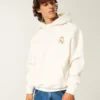 Boxy Real Madrid CF Graphic Hoodie Boxy Real Madrid CF Graphic Hoodie