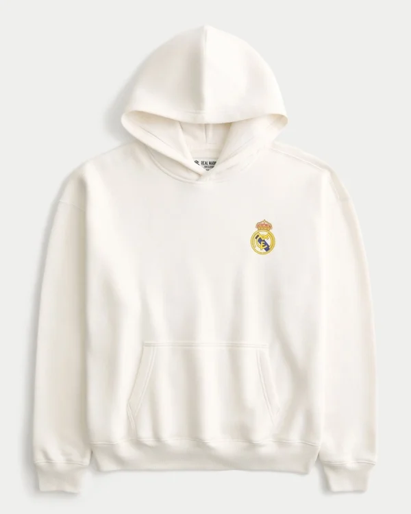 Boxy Real Madrid CF Graphic Hoodie Boxy Real Madrid CF Graphic Hoodie
