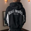 Boxy Real Madrid CF Graphic Zip-Up Hoodie Boxy Real Madrid CF Graphic Zip-Up Hoodie
