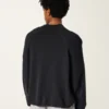 Boxy Roll-Neck Crew Sweater