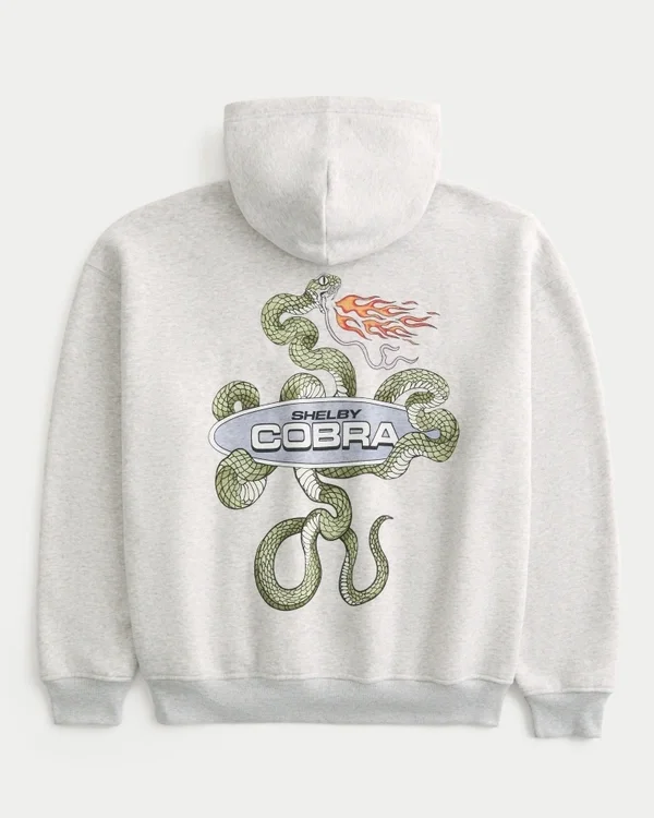 Boxy Shelby Cobra Graphic Hoodie Boxy Shelby Cobra Graphic Hoodie