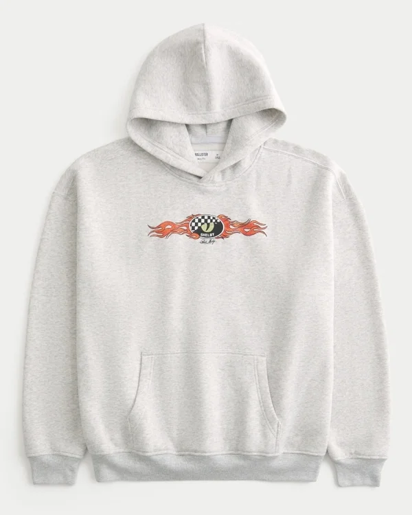 Boxy Shelby Cobra Graphic Hoodie Boxy Shelby Cobra Graphic Hoodie