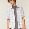 Boxy Short-Sleeve Pocket Shirt