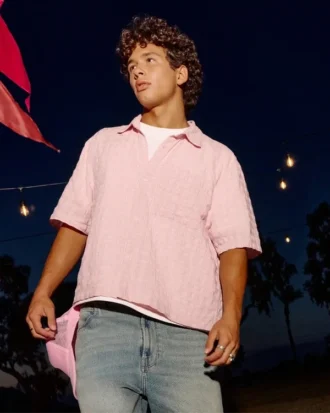 Boxy Short-Sleeve Pocket Shirt