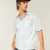 Boxy Short-Sleeve Pocket Shirt