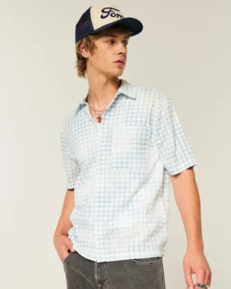 boxy short sleeve pocket shirt 1 4 330x413 - Boxy Short-Sleeve Pocket Shirt