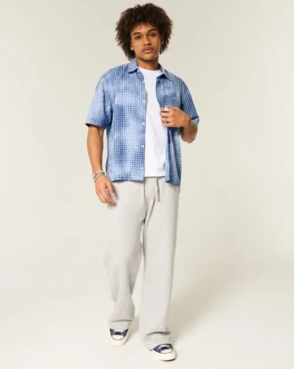 Boxy Short-Sleeve Pocket Shirt